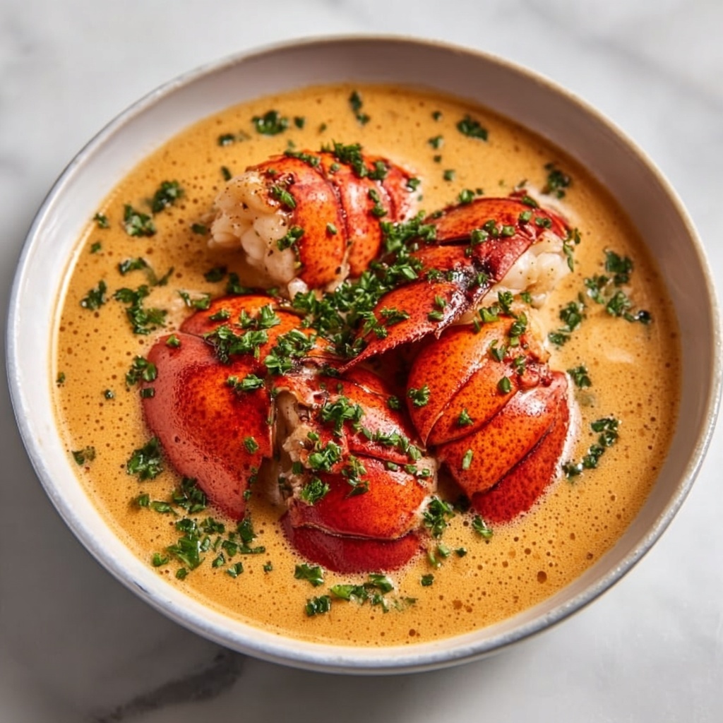 Velvety Lobster Bisque with Fresh Herbs Recipe - Recipe Image