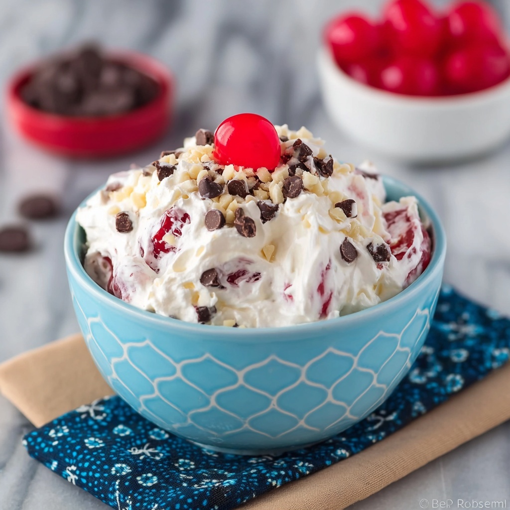 Banana Split Fluff Salad Recipe - Recipe Image