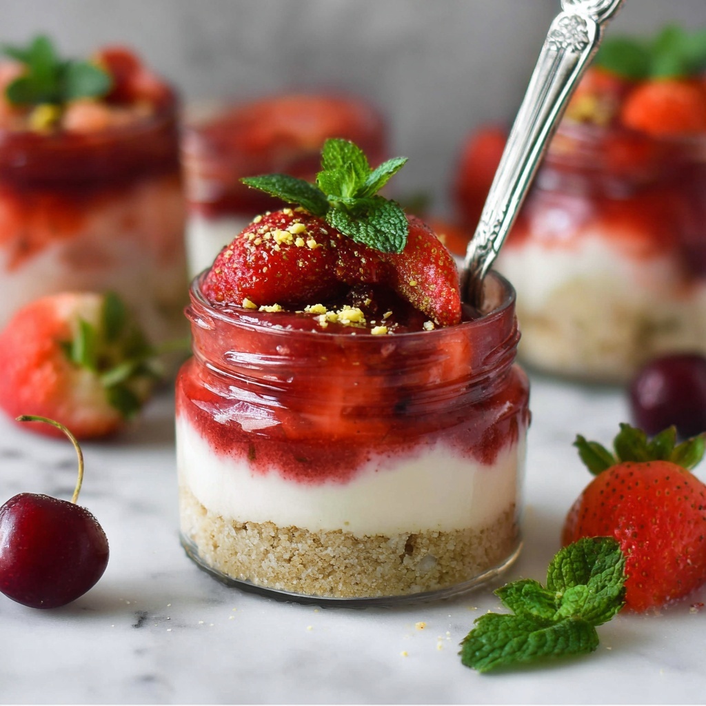 Mini Cheesecakes (Cheesecake Jars!) Recipe - Recipe Image