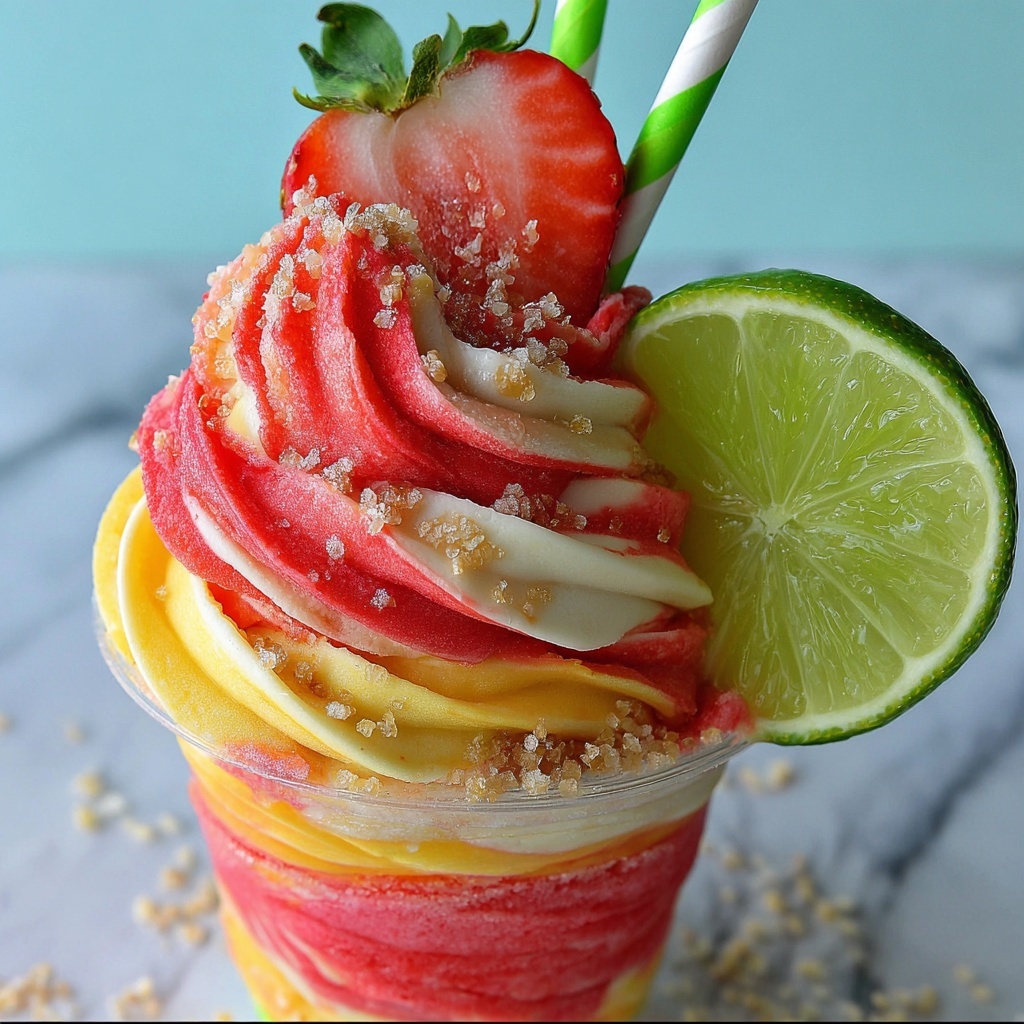 Strawberry Mango Margarita Cupcakes Recipe - Recipe Image