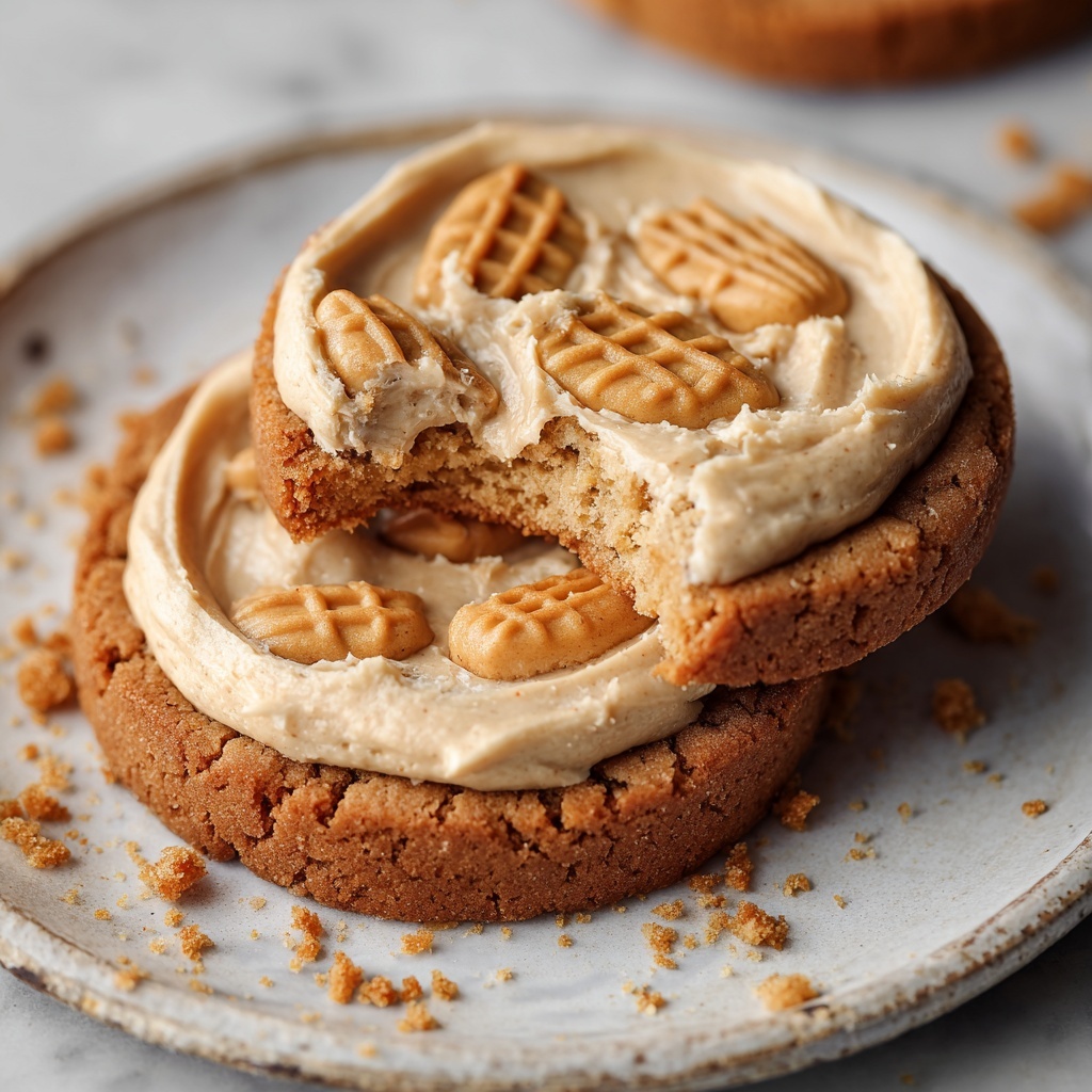 Cookie Butter Cheesecake Cookies Recipe - Recipe Image