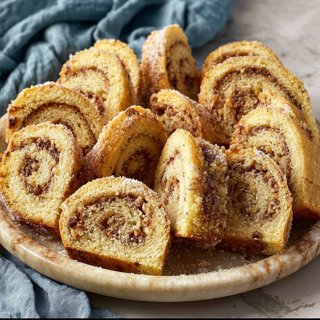 Italian Nut Roll Cookies Recipe - Recipe Image