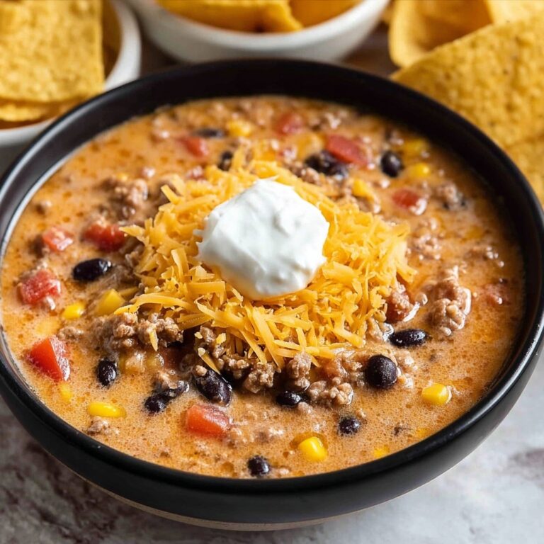 Cheesy Taco Soup Recipe
