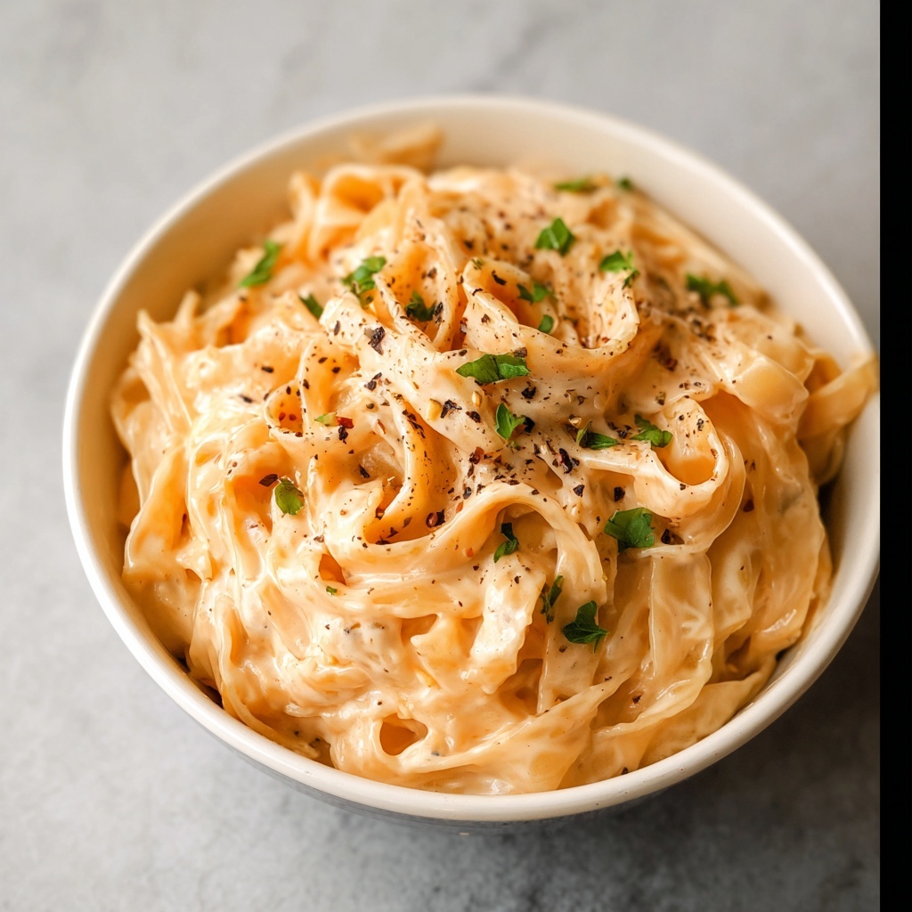 Creamy Red Pepper Alfredo Sauce Recipe - Recipe Image