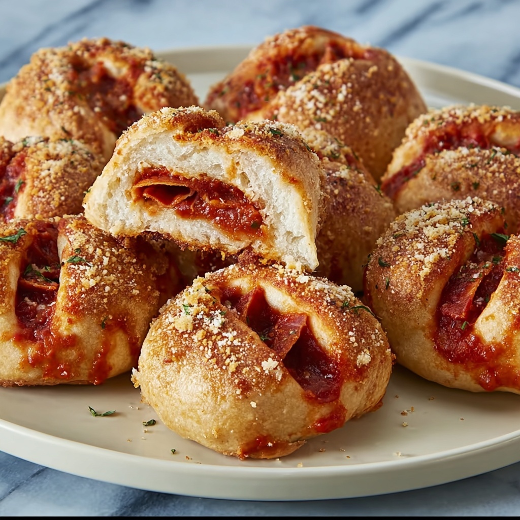 Italian Sausage Pizza Rolls Recipe - Recipe Image