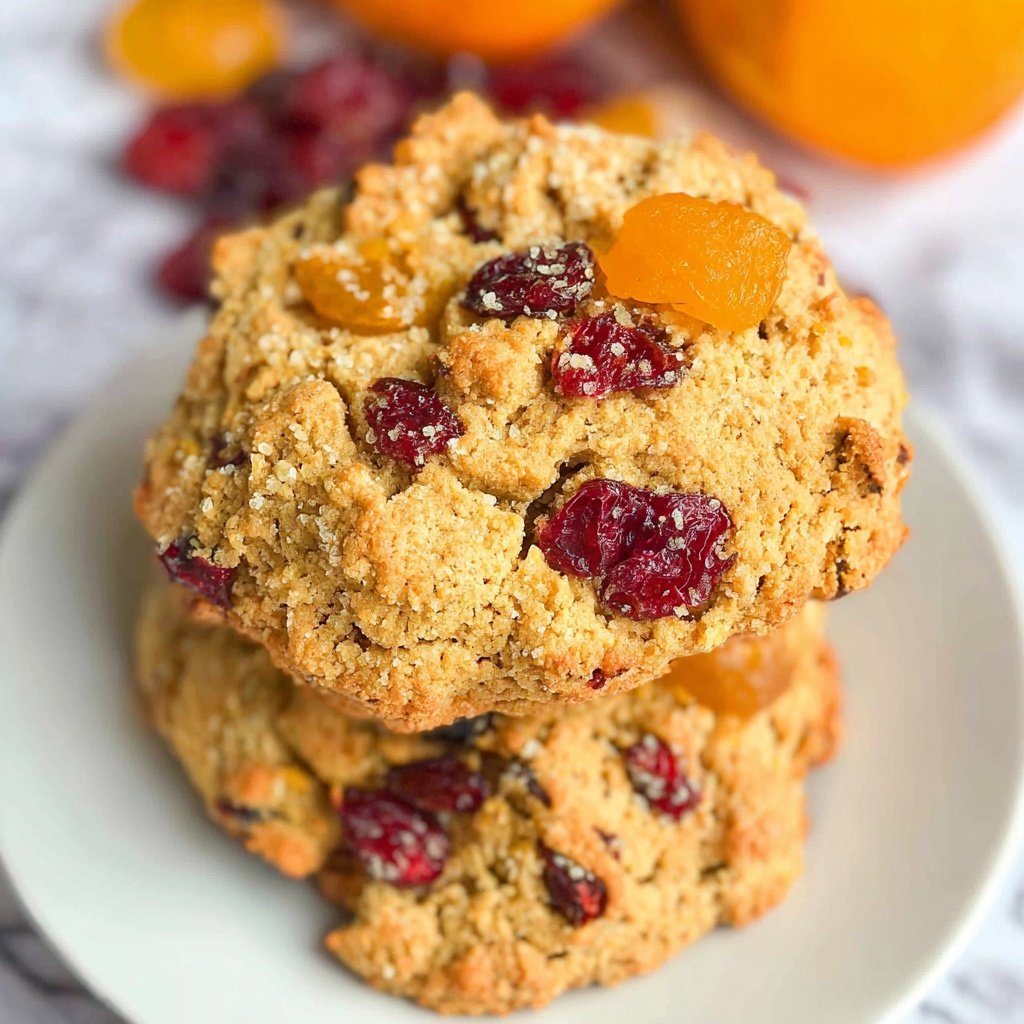 Almond Flour Cookies with Cranberries and Mangoes Recipe - Recipe Image