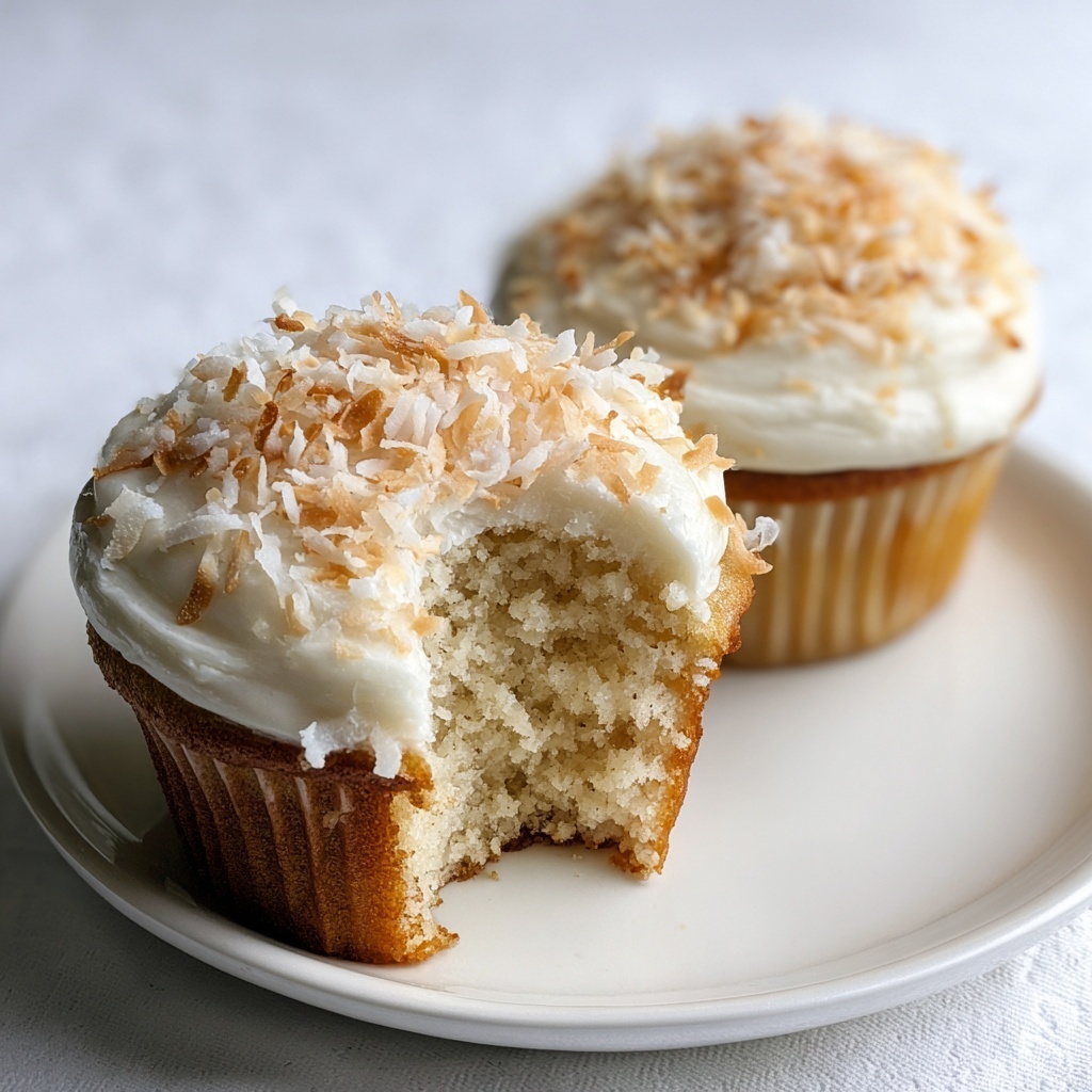 Gluten-Free Vegan Coconut Cupcakes Recipe - Recipe Image