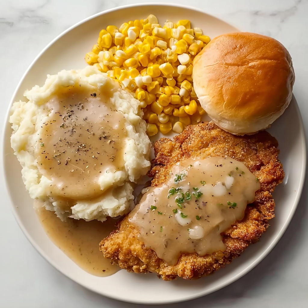 Country Fried Chicken with Creamy Gravy Recipe - Recipe Image