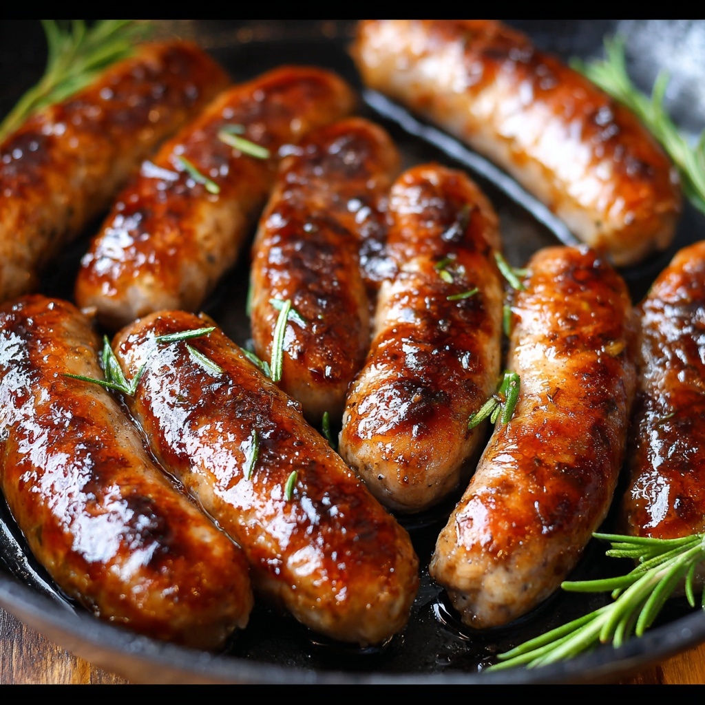 Maple and Rosemary Breakfast Sausage Recipe - Recipe Image