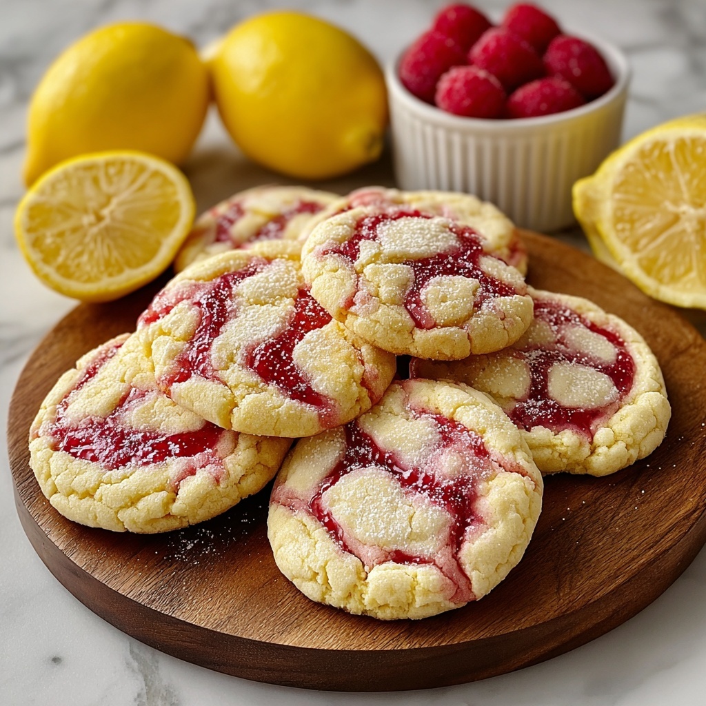 Lemon Raspberry Cookies Recipe - Recipe Image