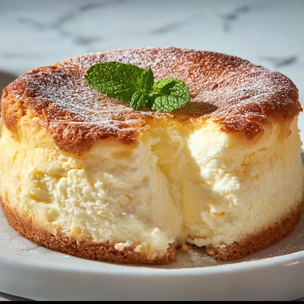 Light Fluffy Yogurt Cloud Cake Recipe - Recipe Image