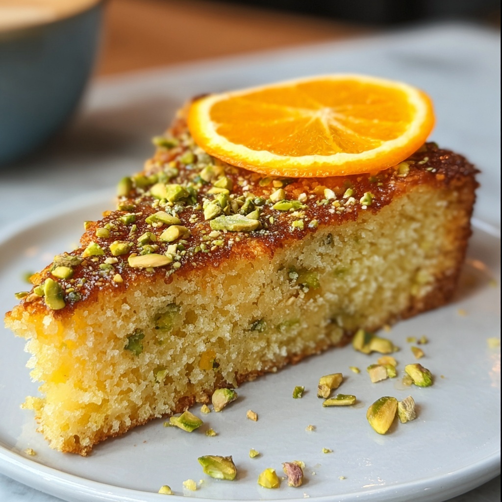 Flourless Orange, Pistachio, and Almond Cake Recipe - Recipe Image