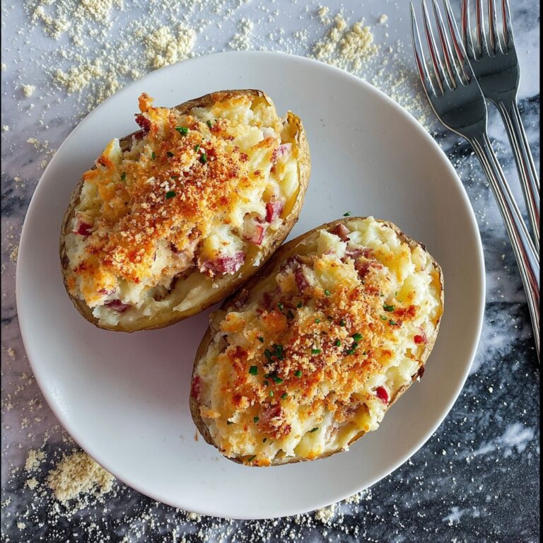 Reuben Stuffed Baked Potatoes Recipe