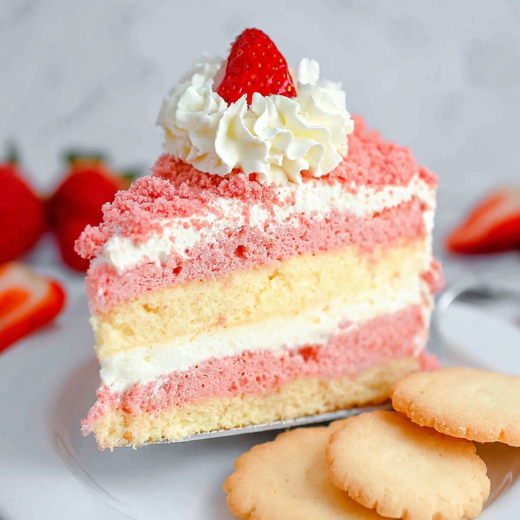 Strawberry Crunch Cheesecake Recipe - Recipe Image