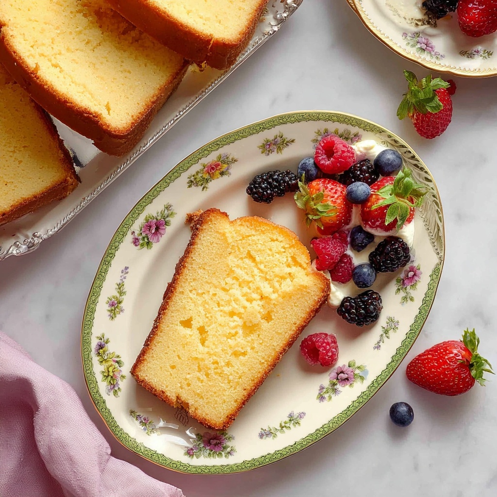 Classic Vanilla Pound Cake Recipe - Recipe Image