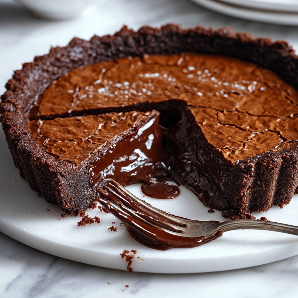 Gooey Brownie Pie Recipe - Recipe Image
