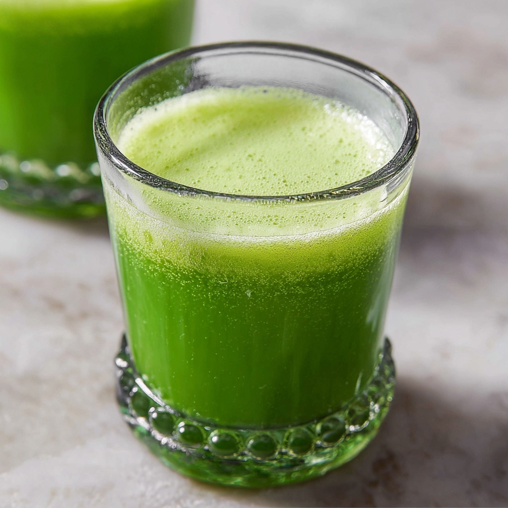 Green Juice Recipe with Kale, Apple, Celery, and Ginger Recipe - Recipe Image