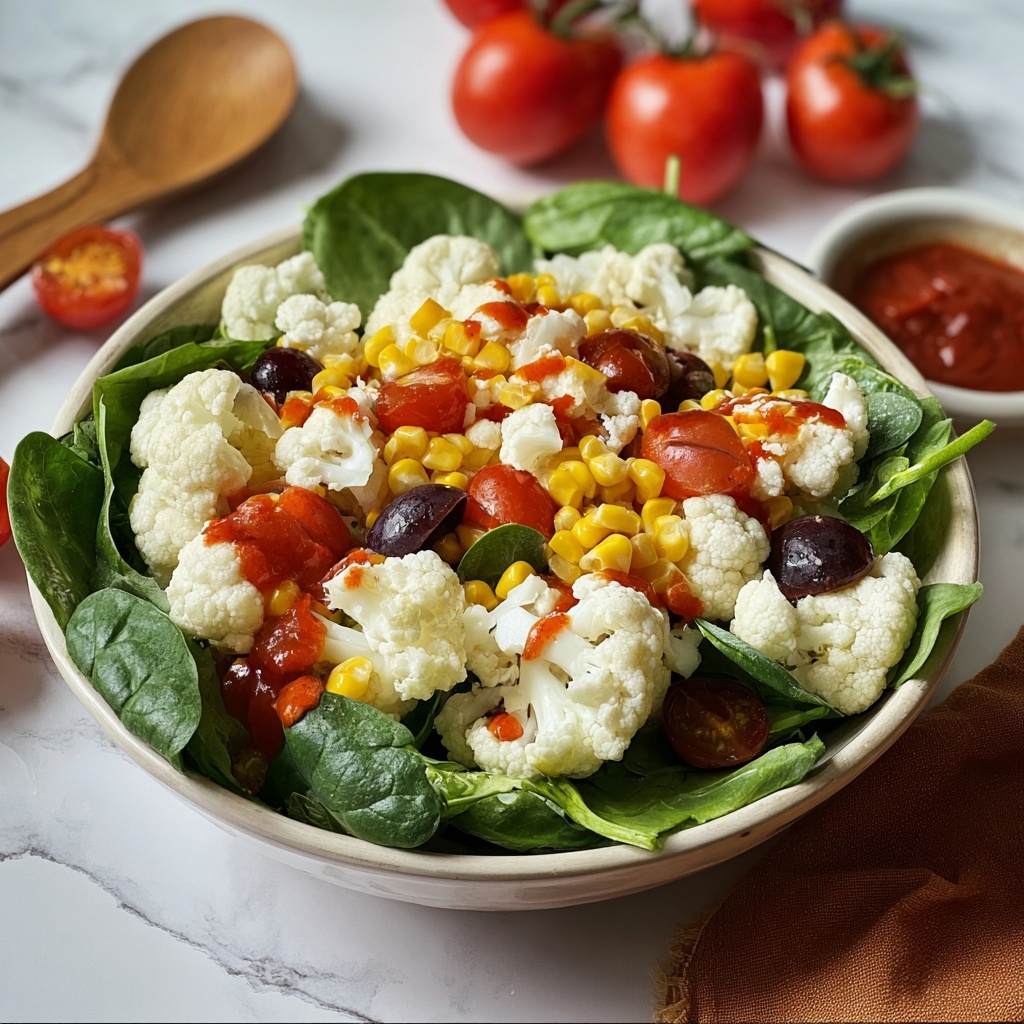 Ranch Cauliflower Salad Recipe - Recipe Image