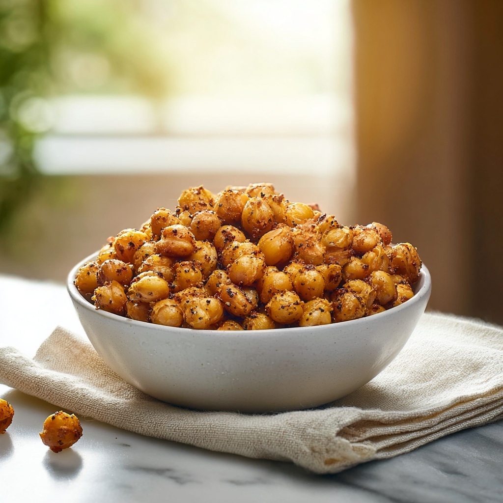 Ranch Crispy Roasted Chickpeas Recipe - Recipe Image