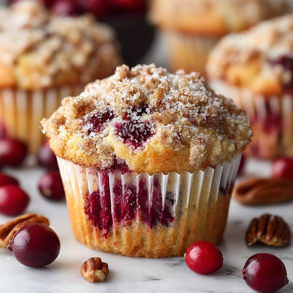 Cranberry, Orange, and Pecan Muffins Recipe - Recipe Image