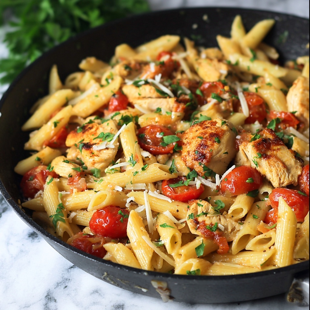 Easy Creamy Cajun Chicken Pasta Recipe - Recipe Image