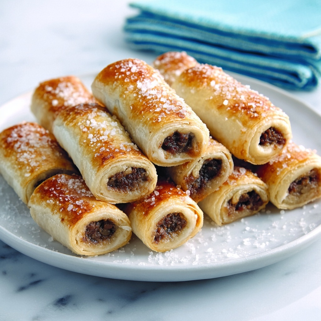 Turkey and Cranberry Sausage Rolls Recipe - Recipe Image