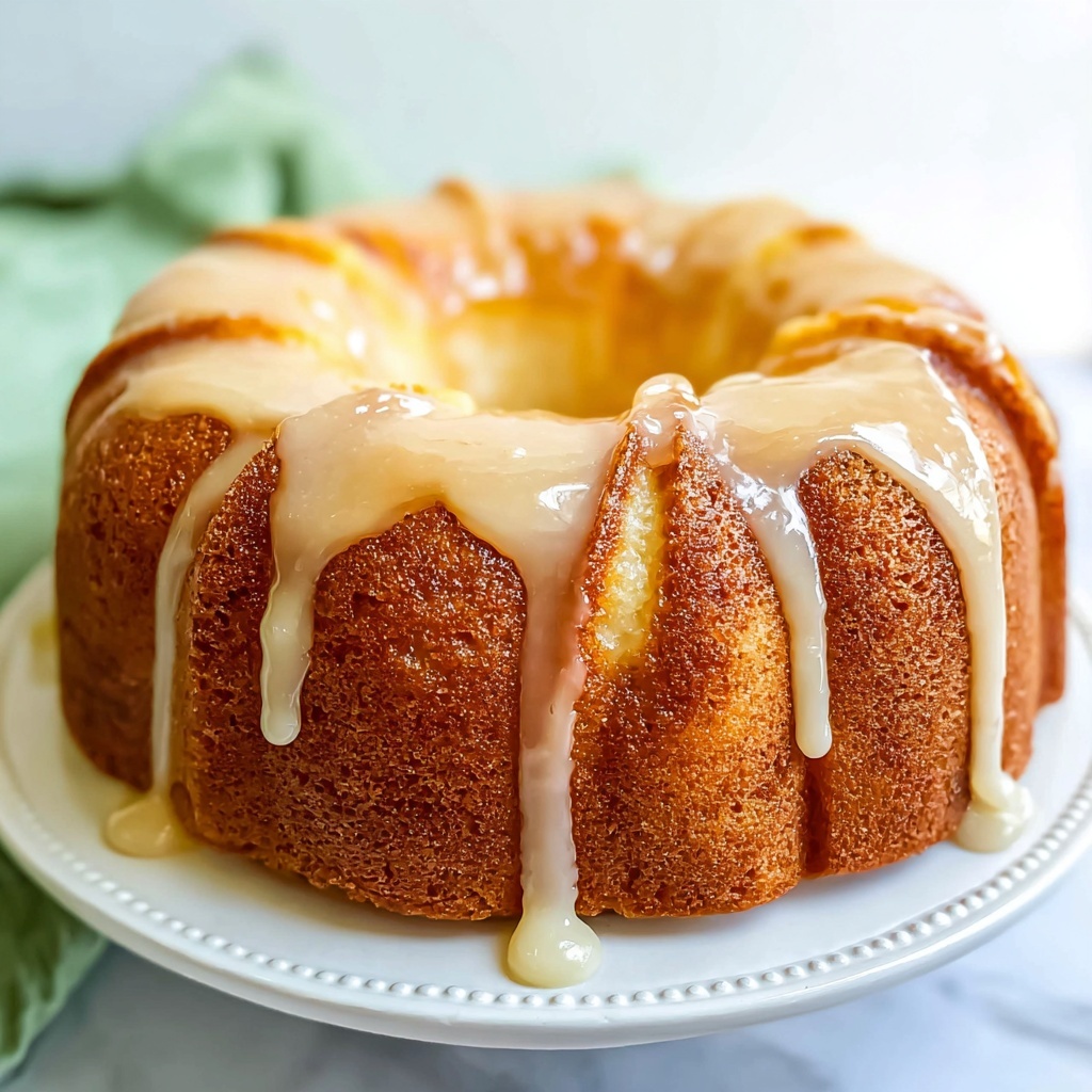 Peach Cobbler Pound Cake Recipe - Recipe Image