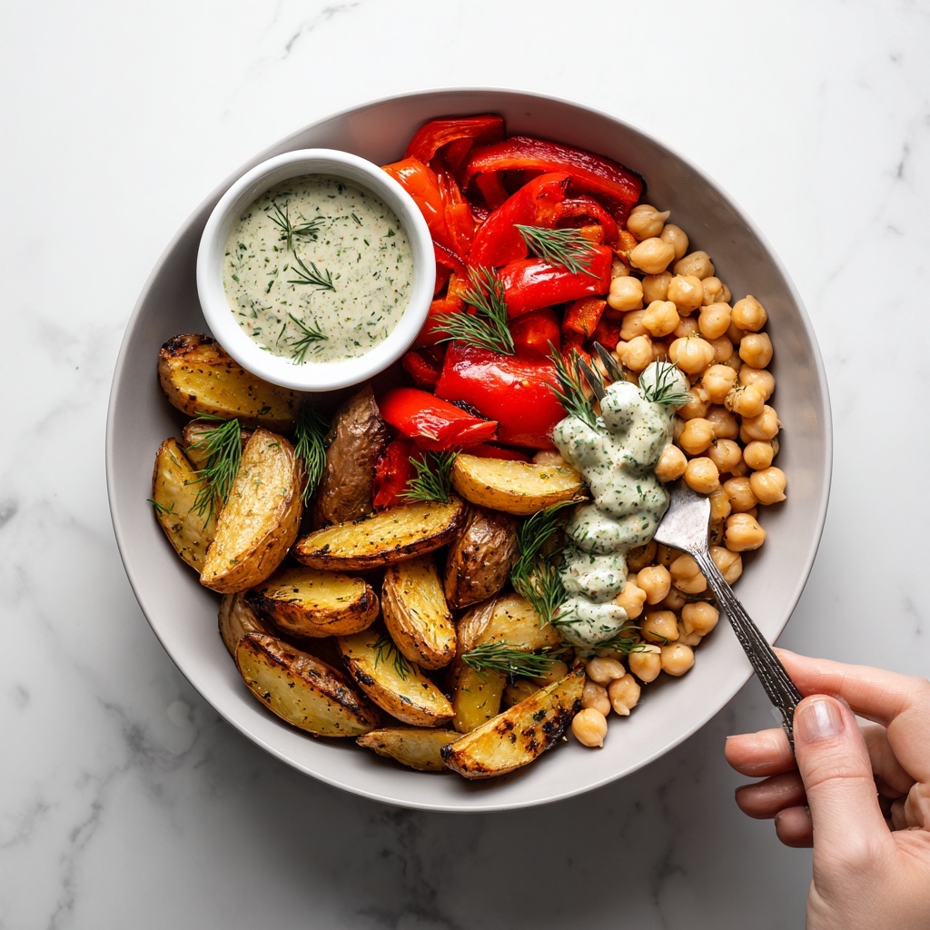 Mediterranean Veggie Bowl with Tzatziki Recipe - Recipe Image