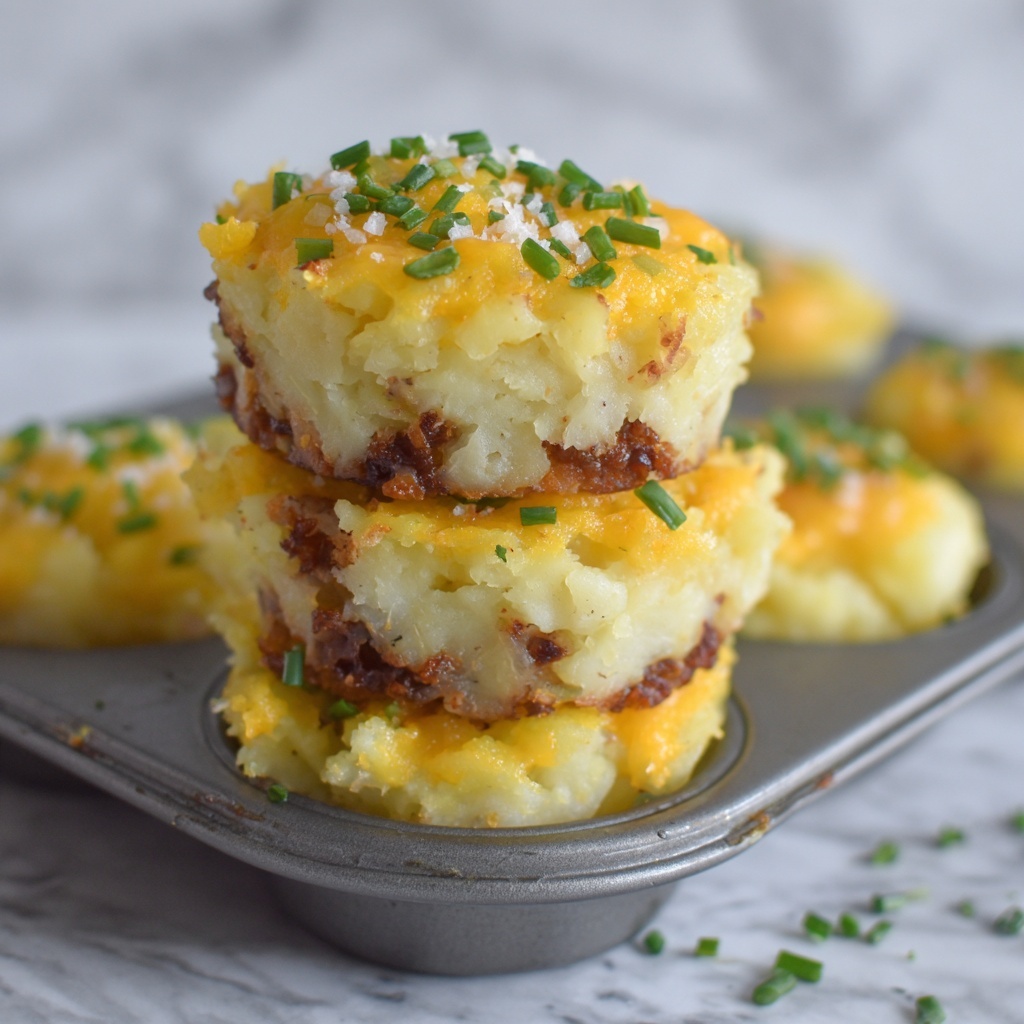 Cheesy Mashed Potato Puffs Recipe - Recipe Image
