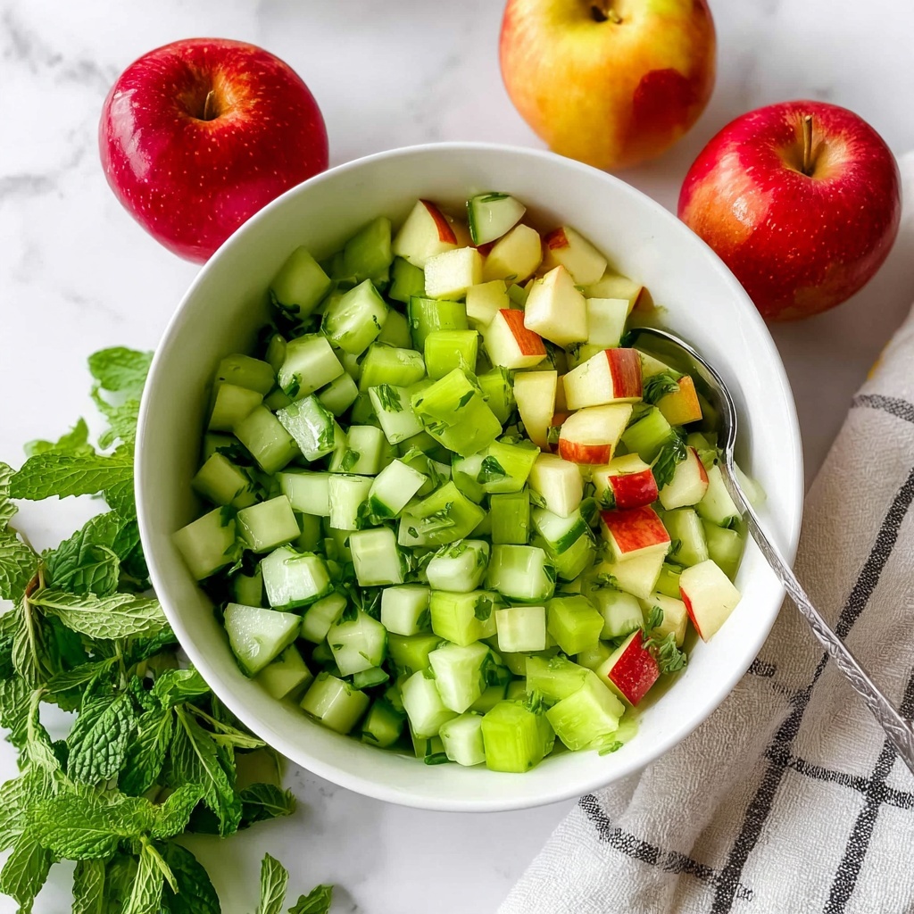 Cucumber Apple with Egg Salad Recipe - Recipe Image