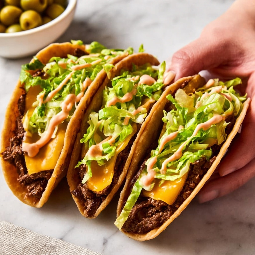Big Mac Smash Burger Tacos Recipe - Recipe Image