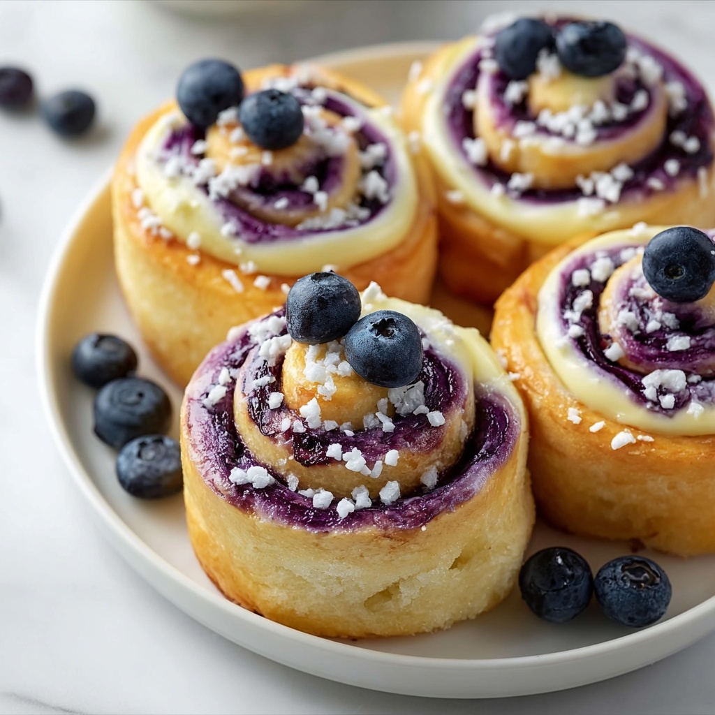 Blueberry Cheesecake Rolls Recipe - Recipe Image