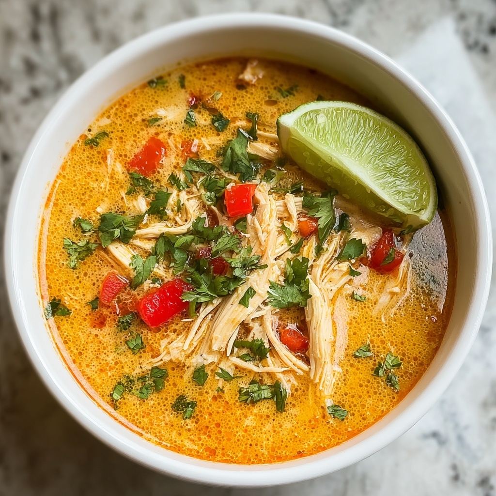 Thai Coconut Chicken Soup Recipe - Recipe Image