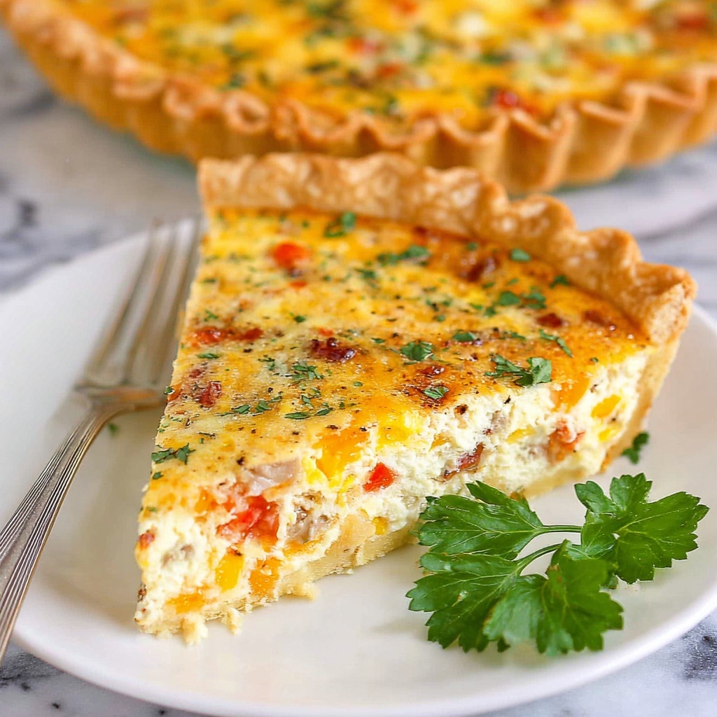 Kentucky Hot Brown Quiche Recipe - Recipe Image