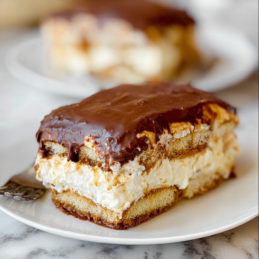 Banana Pudding Eclair Cake Recipe - Recipe Image