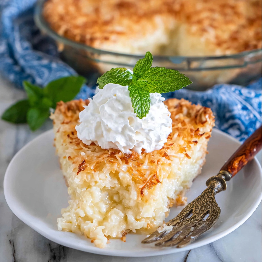 Coconut Pie Recipe - Recipe Image