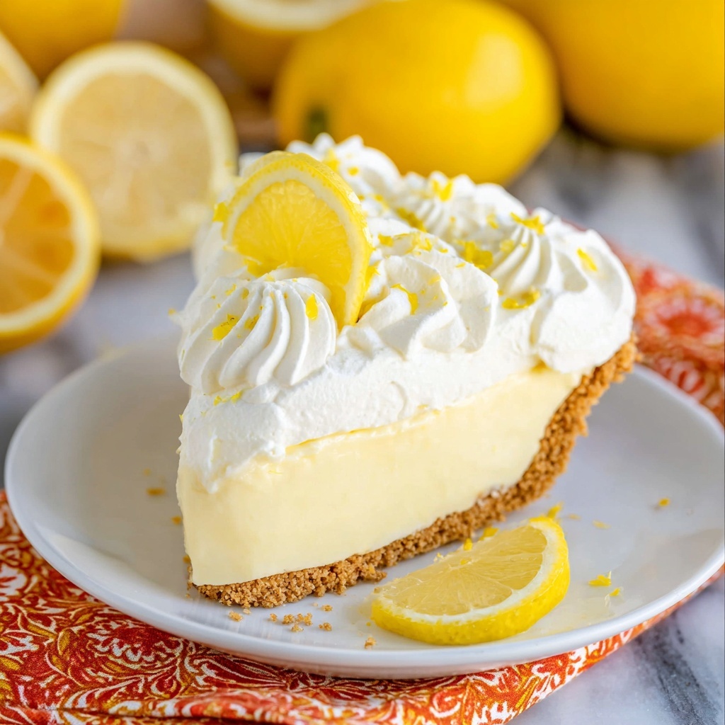 No-Bake Lemon Pie Recipe - Recipe Image