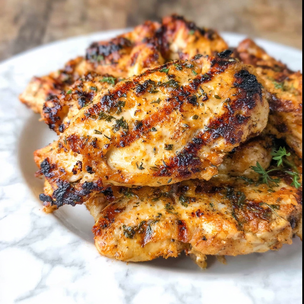 Sweet and Spicy Italian BBQ Grilled Chicken Recipe - Recipe Image
