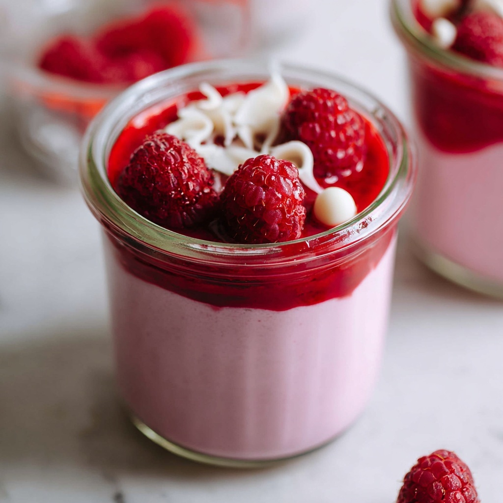 Vegan Raspberry White Chocolate Mousse Recipe - Recipe Image