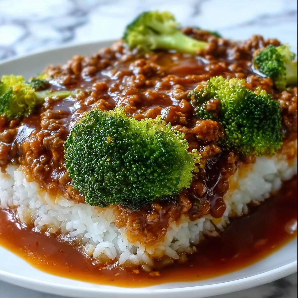 Honey Garlic Ground Beef and Broccoli Recipe - Recipe Image