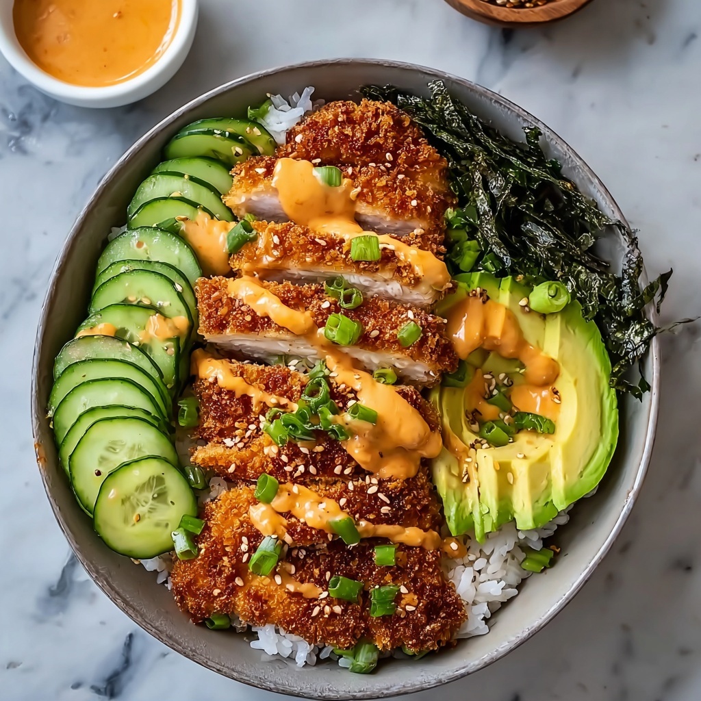 Crispy Chicken Katsu Bowls Recipe - Recipe Image