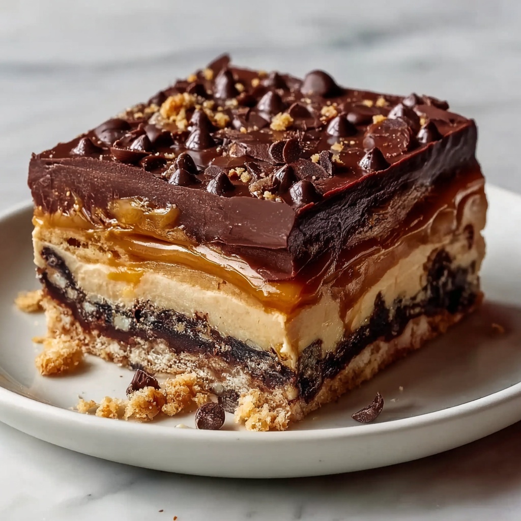Chocolate Peanut Butter Lasagna Recipe - Recipe Image