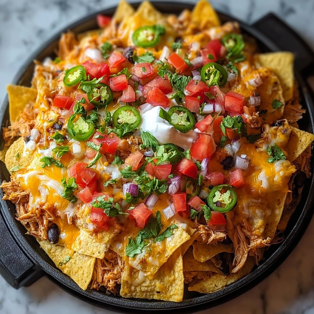 Slow Cooker Chicken Nachos Recipe - Recipe Image