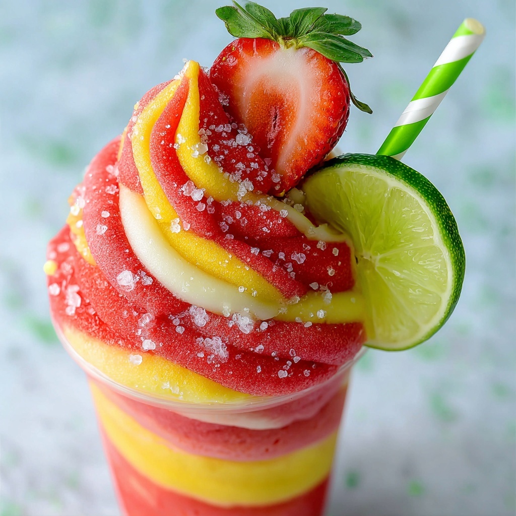 Strawberry Mango Margarita Cupcakes Recipe - Recipe Image