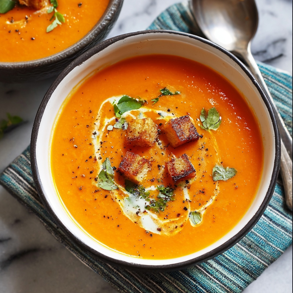 Spicy Butternut Squash and Sweet Potato Soup Recipe - Recipe Image