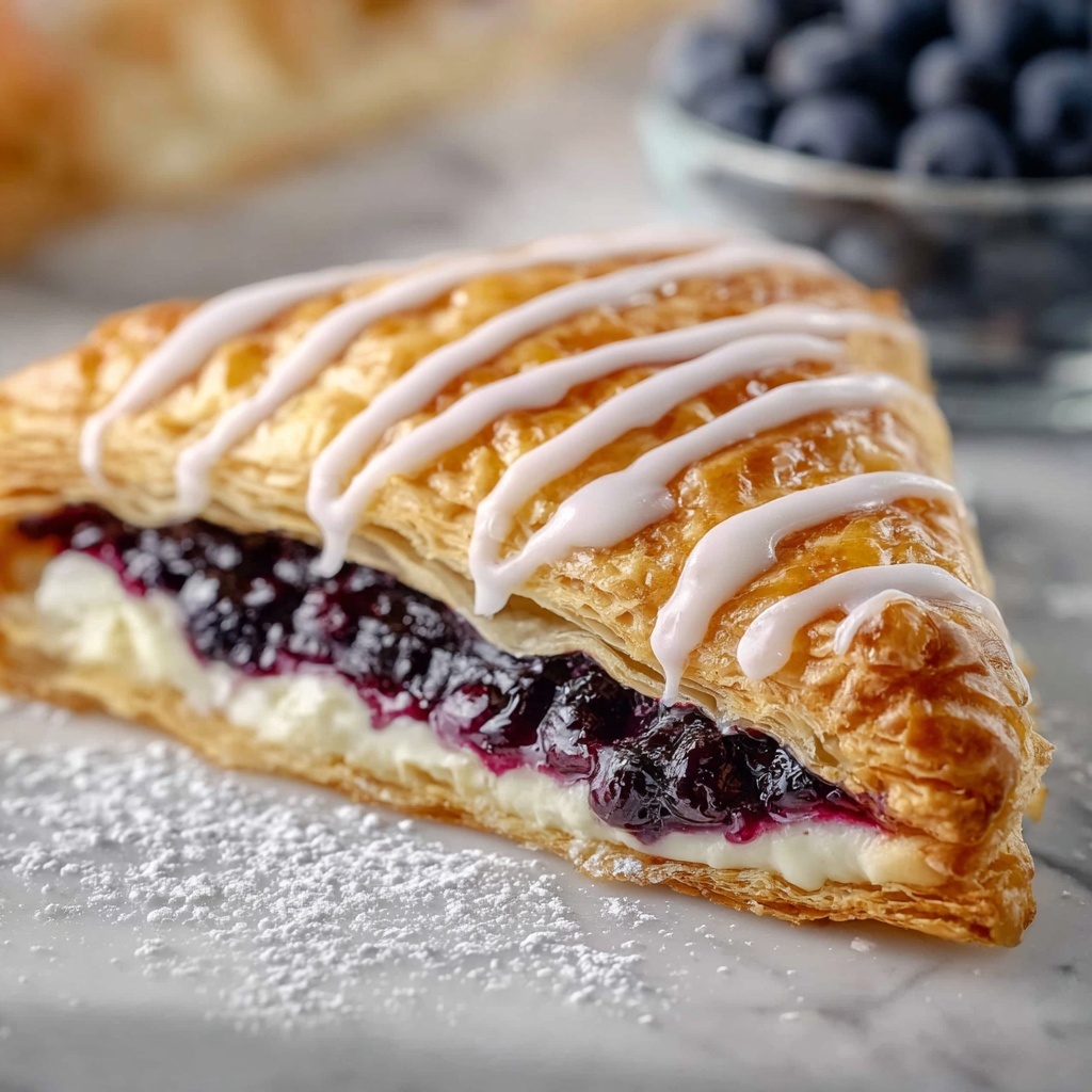 Lemon Blueberry Cheese Danish Recipe - Recipe Image