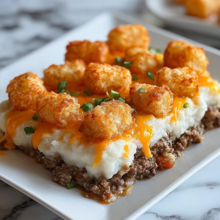 Shepherd’s Pie Tater Tot Casserole Recipe