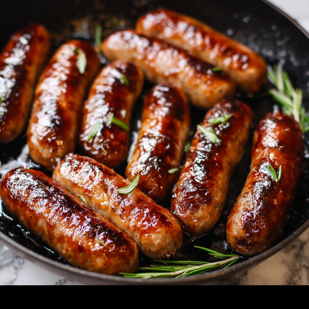Maple and Rosemary Breakfast Sausage Recipe - Recipe Image