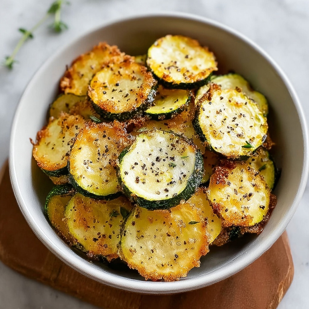 Zucchini Chips in Air Fryer Recipe - Recipe Image