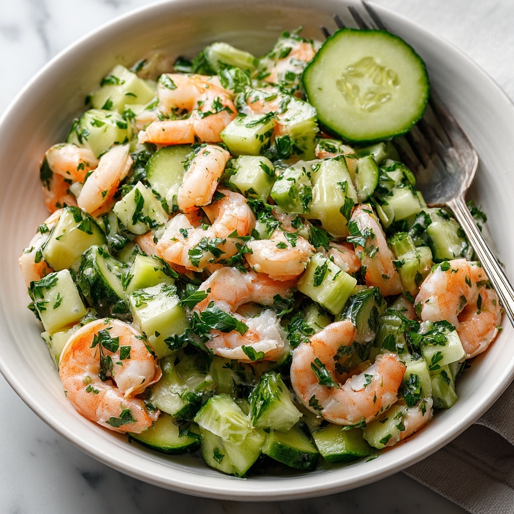 Cucumber Shrimp Salad Recipe - Recipe Image